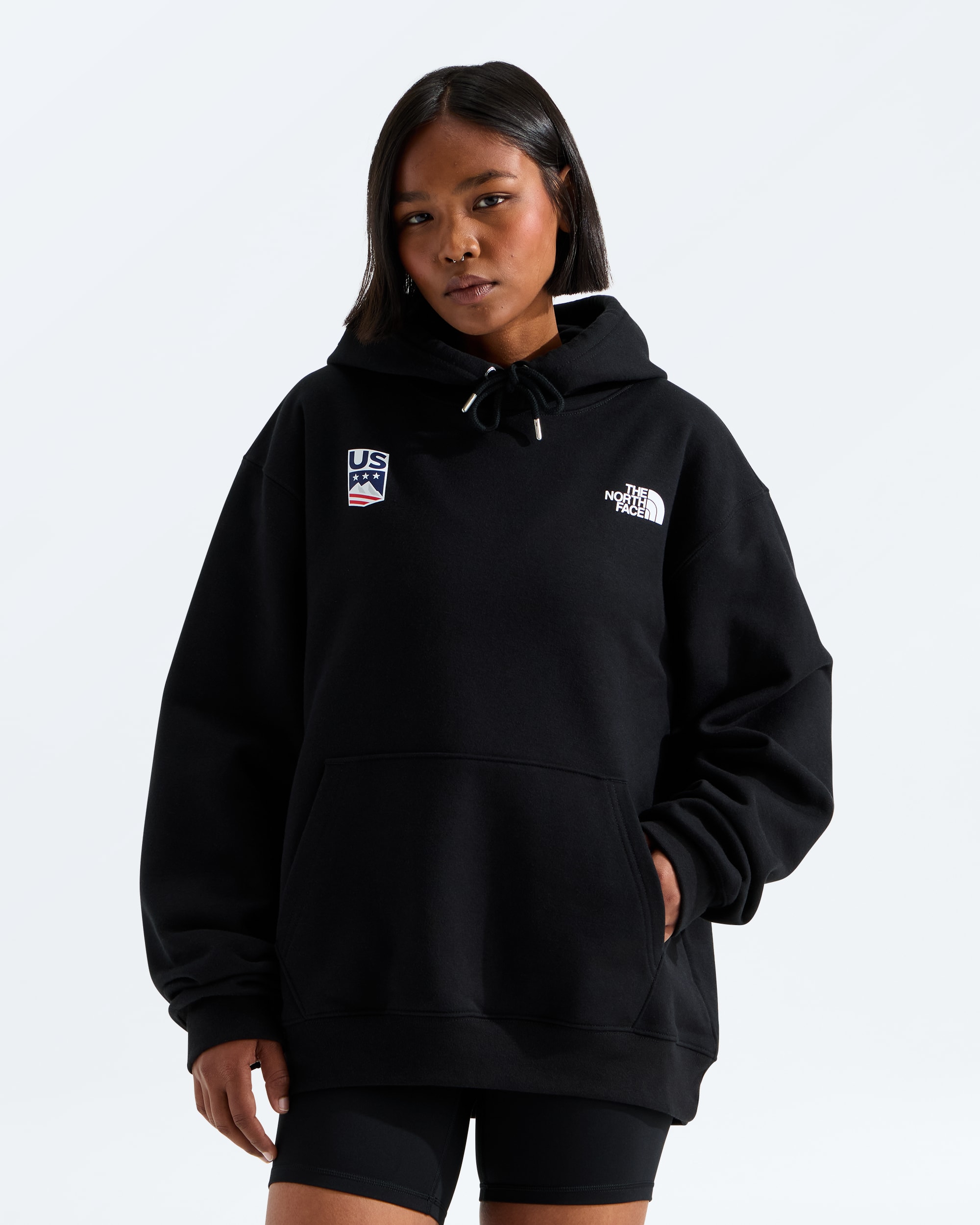 Unisex US Ski and Snowboard Relaxed Hoodie TNF HERO3