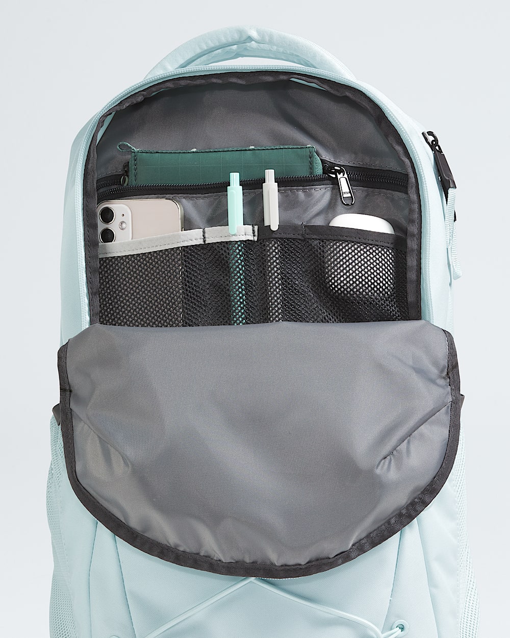 north face backpack hipster The Borealis Commuter Laptop - Water Repellent, Laptop Sleeve, Large Main Compartment, TNF Black U Borealis Patch/TNF White, One Size up design The North Face Borealis Commuter