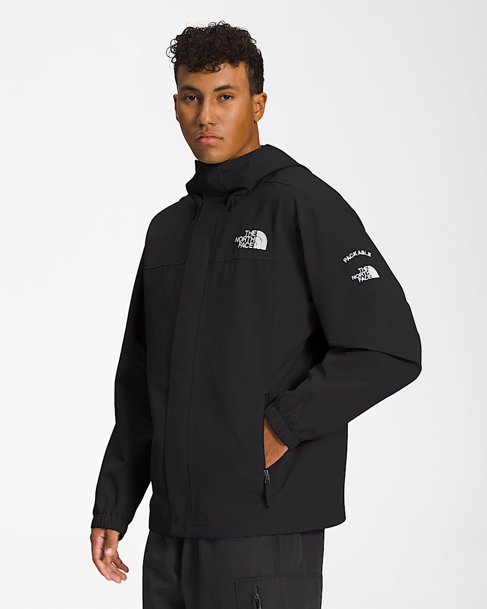 Mens TNF Packable Jacket TNF MODEL34