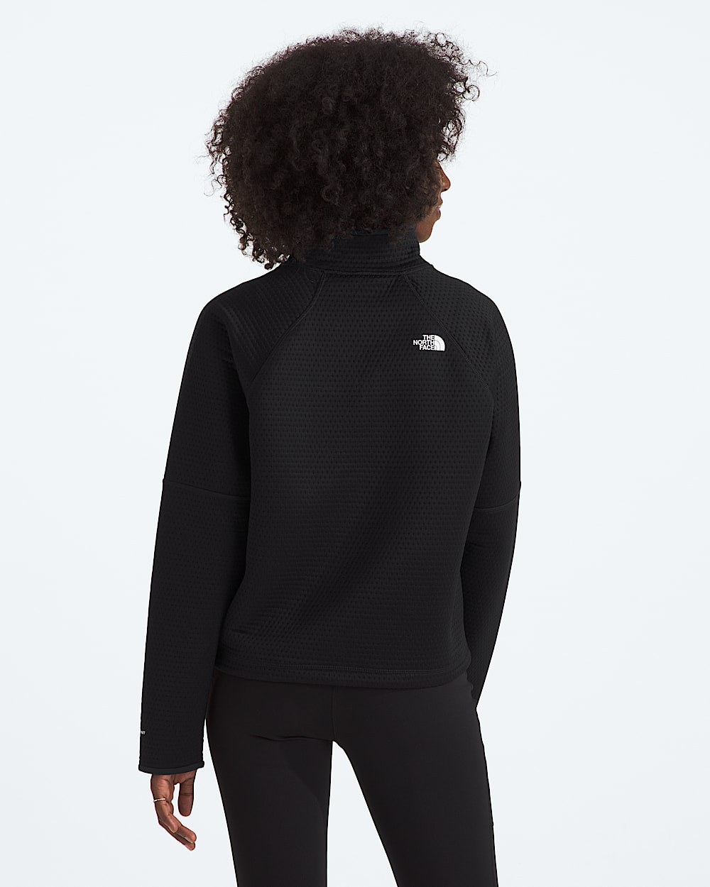 Womens DOTKNIT Thermal Zip TNF BACK
