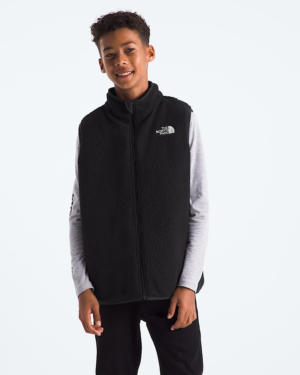 Boys Reversible Shasta Vest TNF ALT1