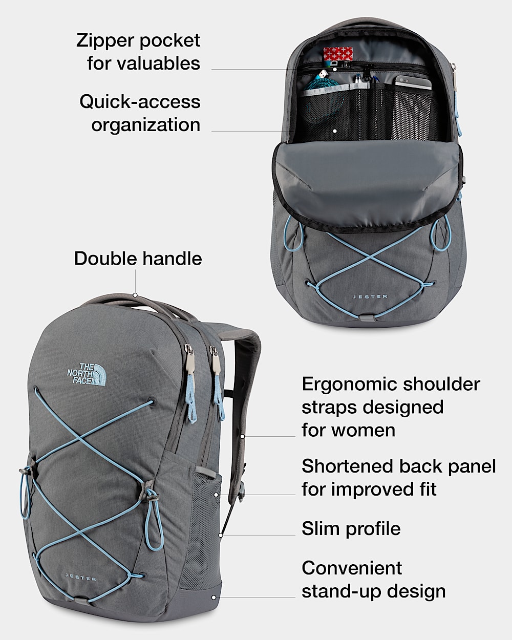 Womens Jester Backpack  27L TNF ALT5