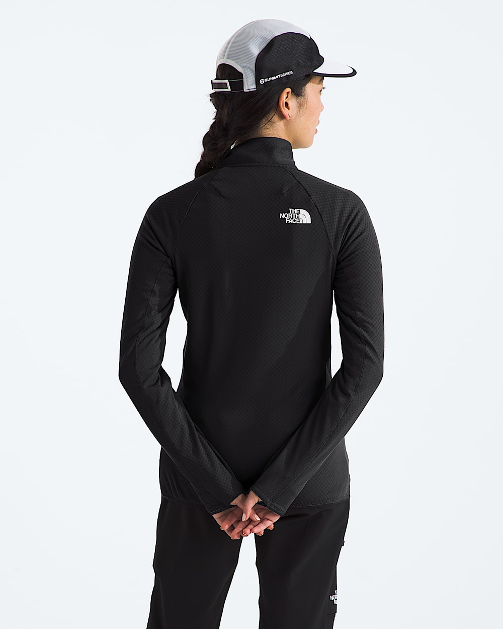 Womens Summit Series FUTUREFLEECE LT Zip TNF BACK