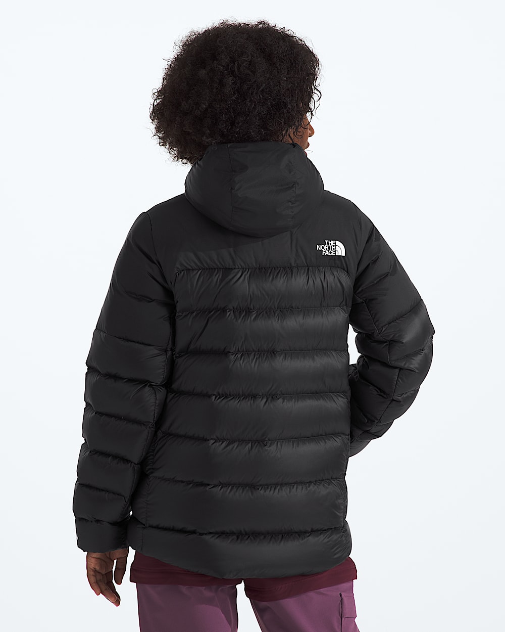 Womens Kalix Down Hoodie TNF BACK