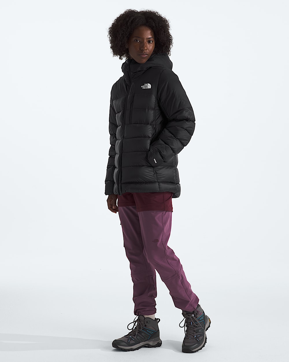 Womens Kalix Down Hoodie TNF HERO2