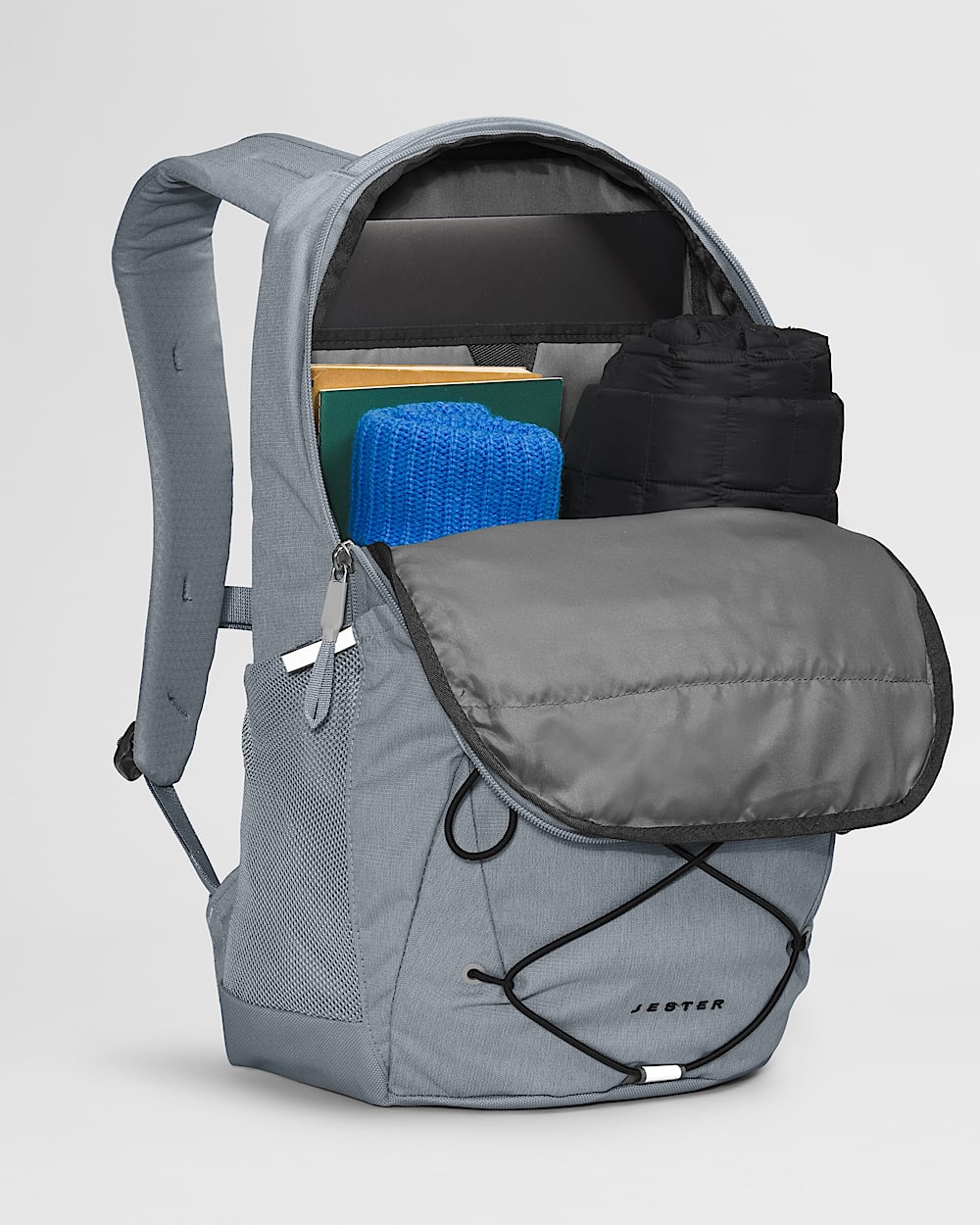 does the north face jester backpack have a laptop sleeve Women's Backpack, Pink Moss/TNF Black and an updated Jester Select Backpack - 28L