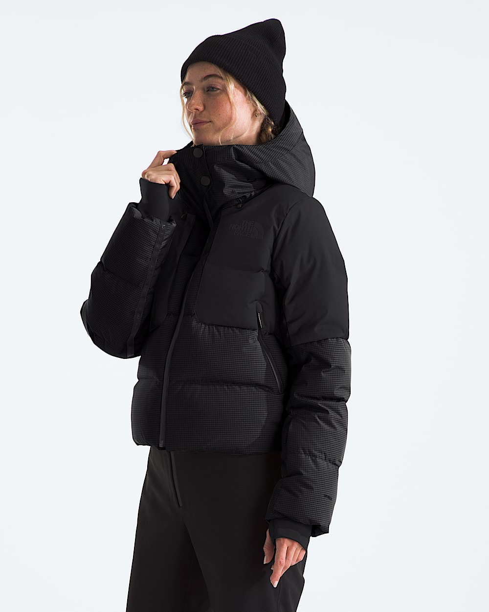Womens Cold Spell Cropped Down Jacket TNF MODEL34