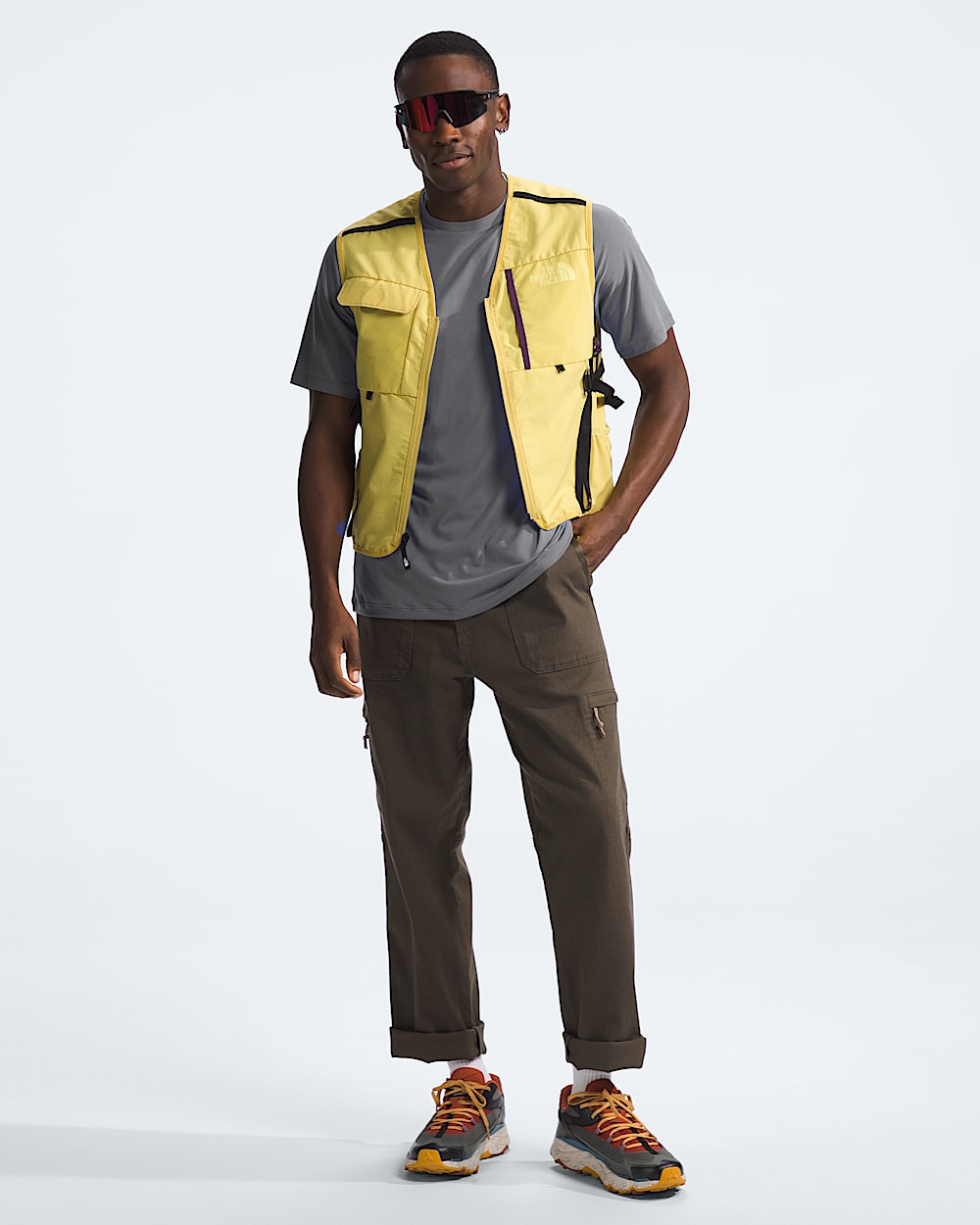 Mens Dune Sky ShortSleeve Crew TNF HERO2