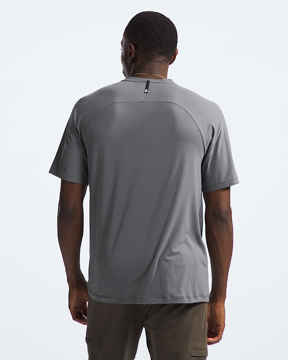 Mens Dune Sky ShortSleeve Crew TNF BACK
