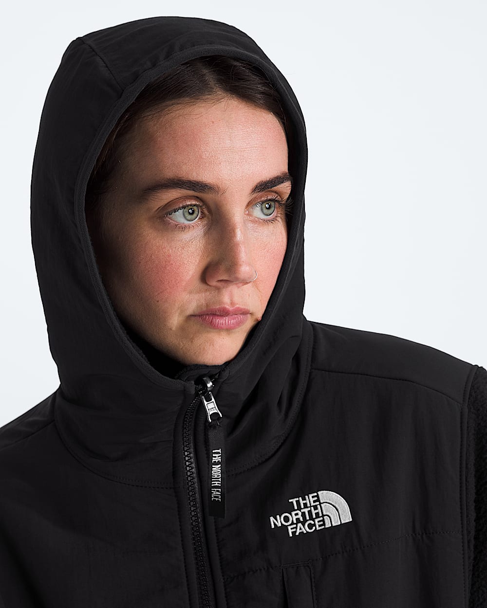 Womens Retro Denali Hoodie TNF MODELHOOD2