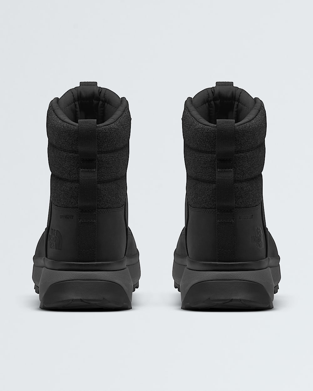 Mens Bergen Leather Waterproof Boots TNF BACK