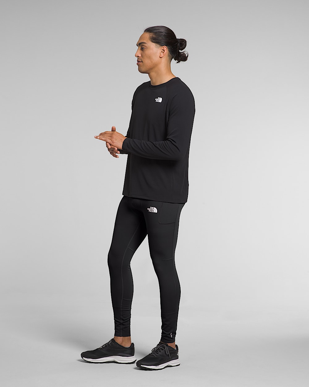 Mens Winter Warm Pro Tights TNF MODEL34