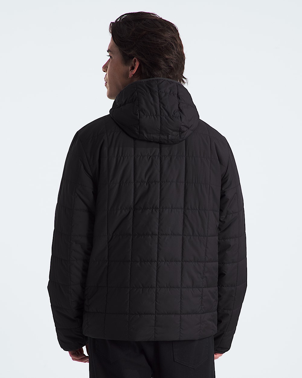 Mens Junction Insulated Hoodie TNF BACK