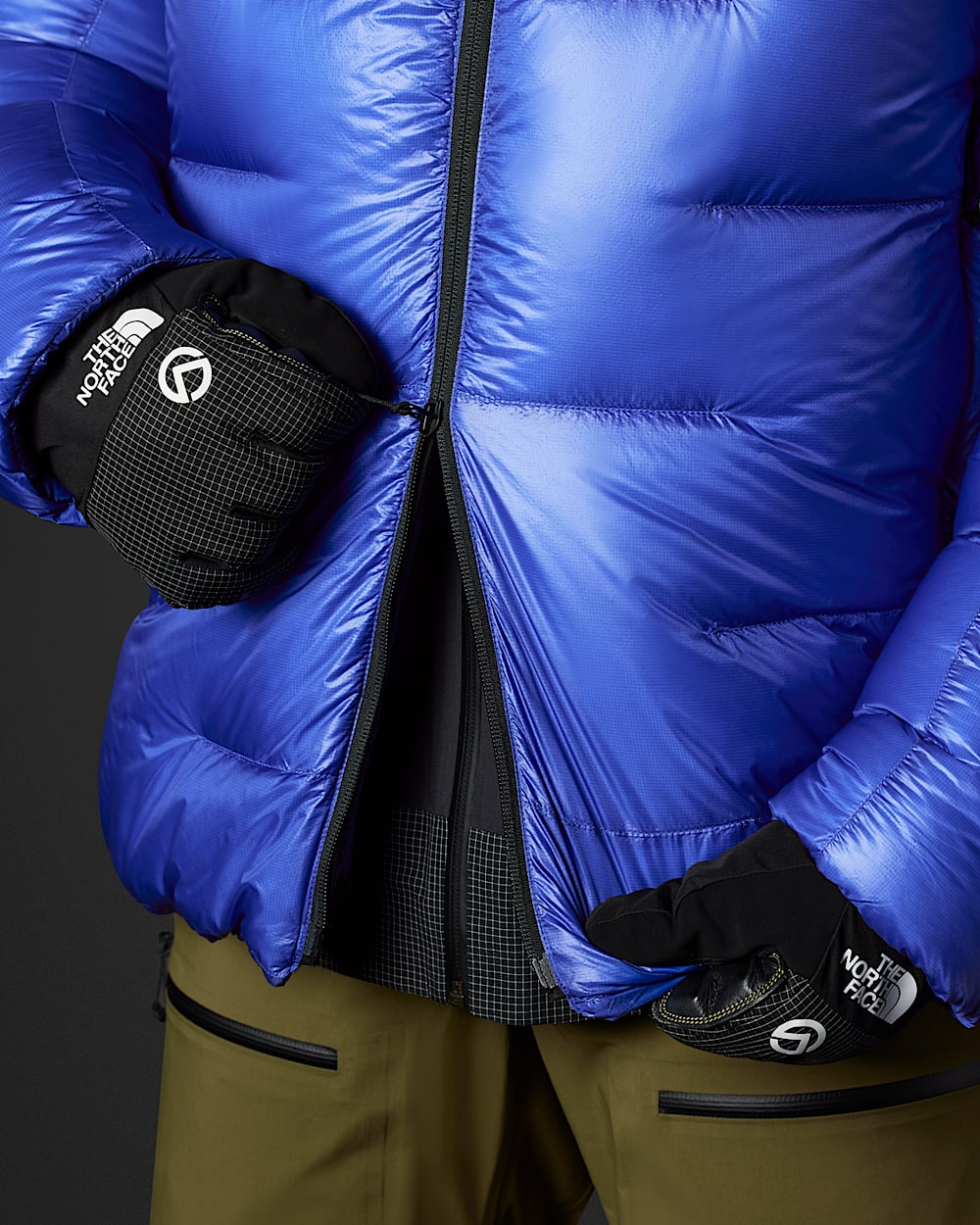 Mens Summit Series Pumori Down Parka TNF ALT1