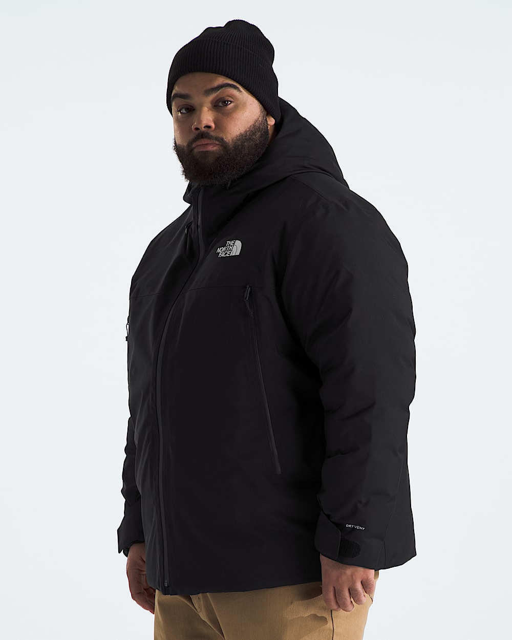 Mens Big TNF Range Down Hooded Jacket TNF MODEL34