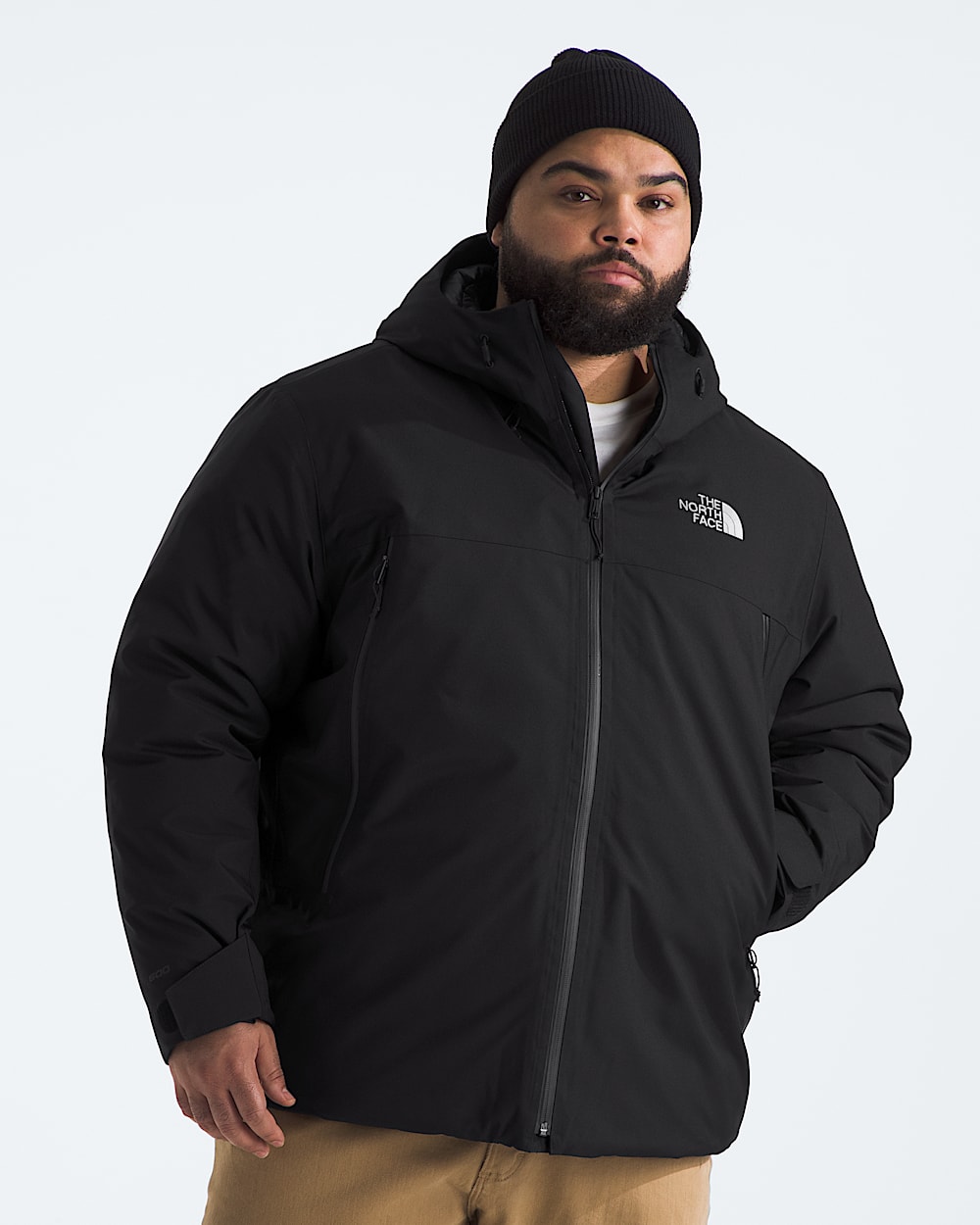 Mens Big TNF Range Down Hooded Jacket TNF Main