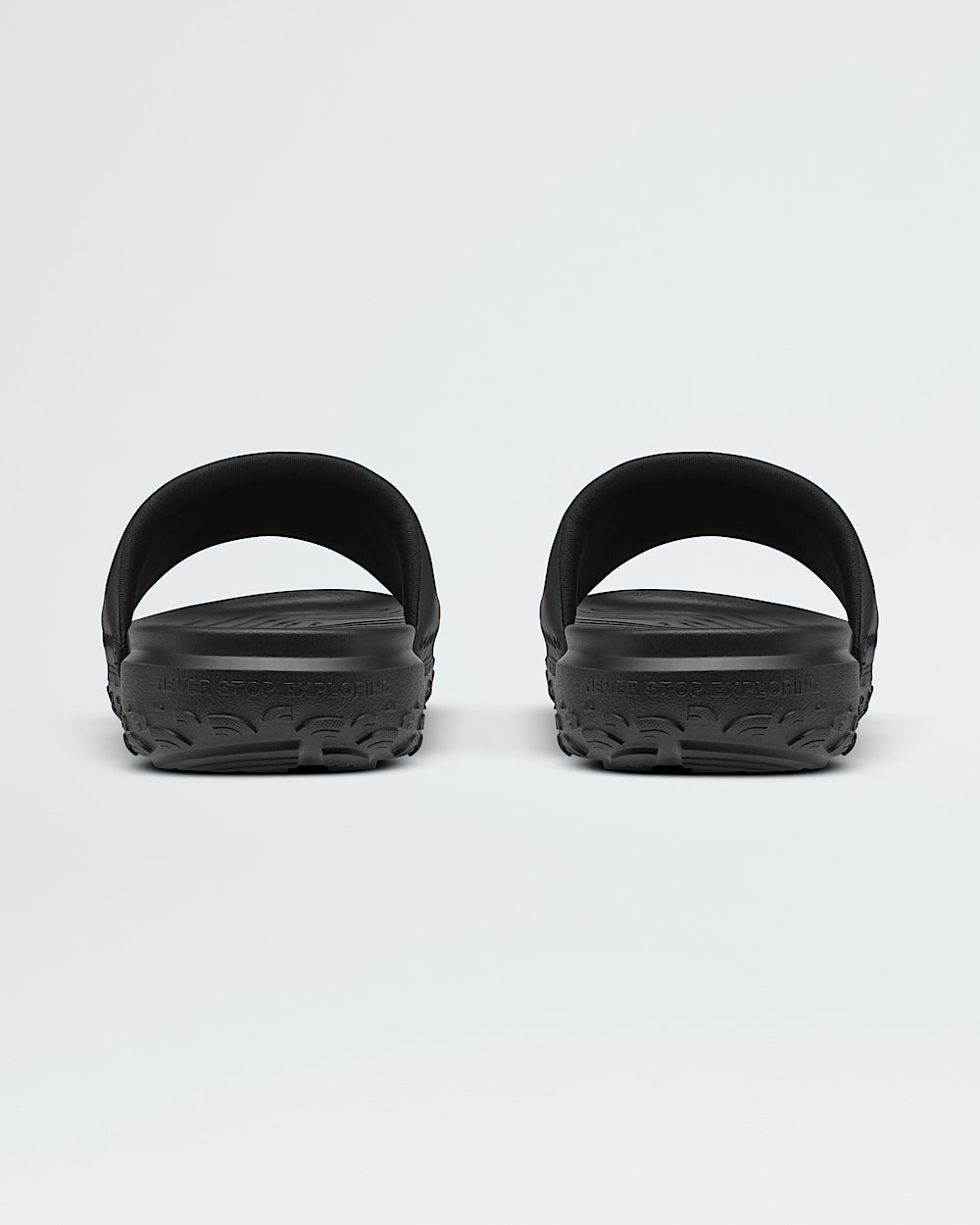 Mens Never Stop Cush Slides TNF BACK