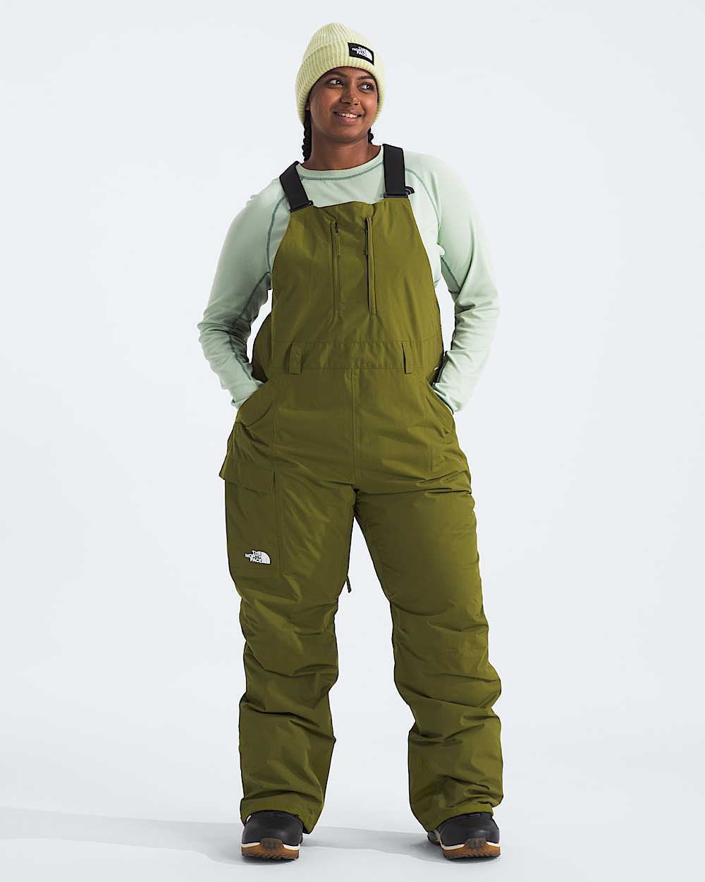 Womens Plus Freedom Insulated Bibs TNF HERO