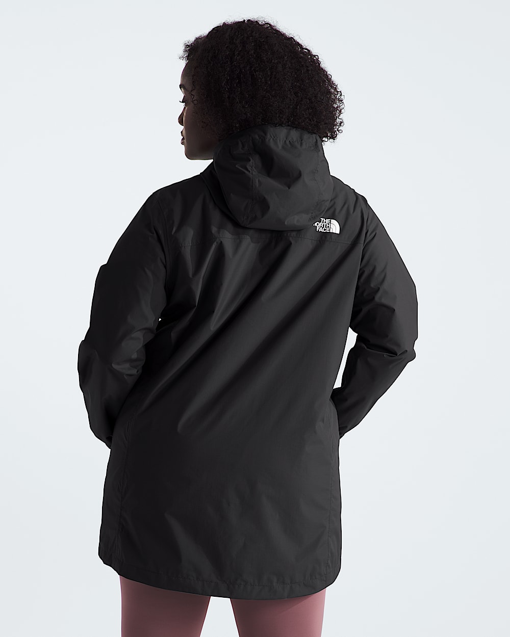 Womens Plus Antora Rain Parka TNF BACK