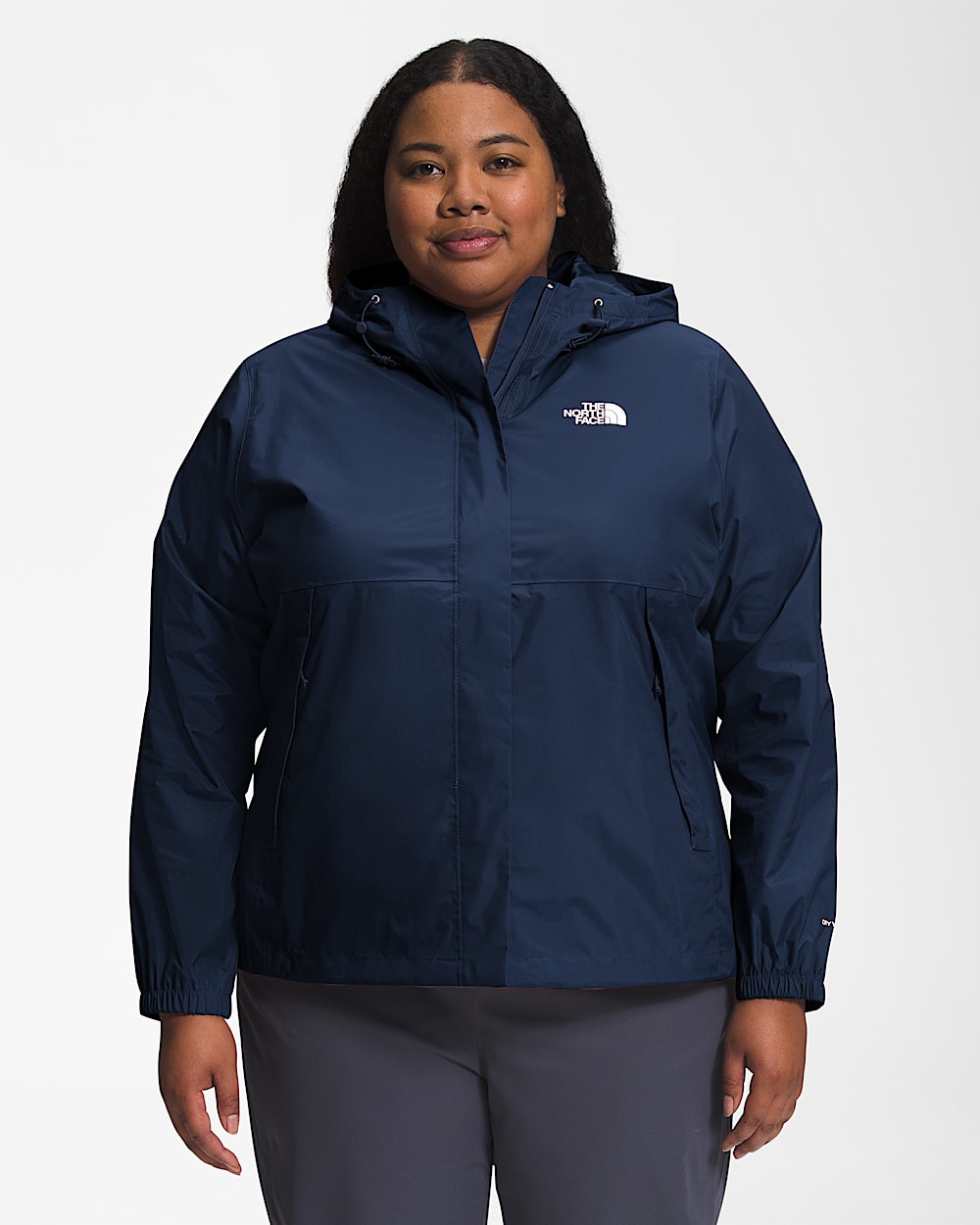 Womens Plus Antora Rain Jacket TNF Main
