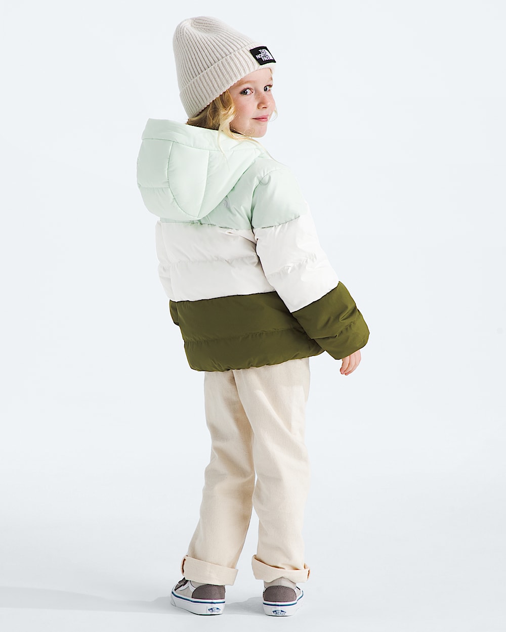 Kids Frost Fall Hooded Jacket TNF BACK