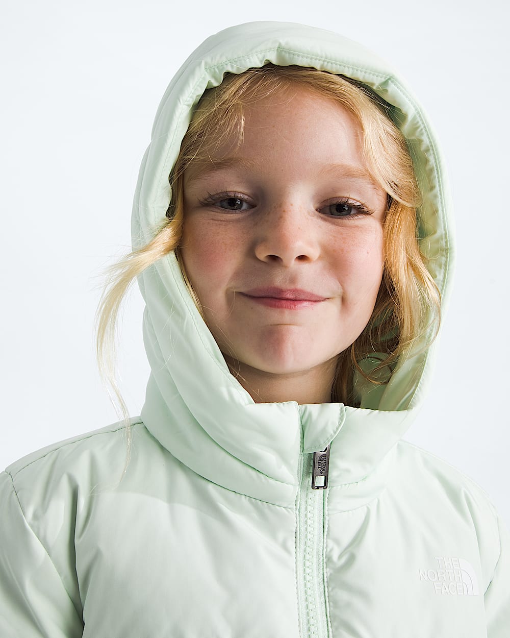 Kids Frost Fall Hooded Jacket TNF MODELHOOD2