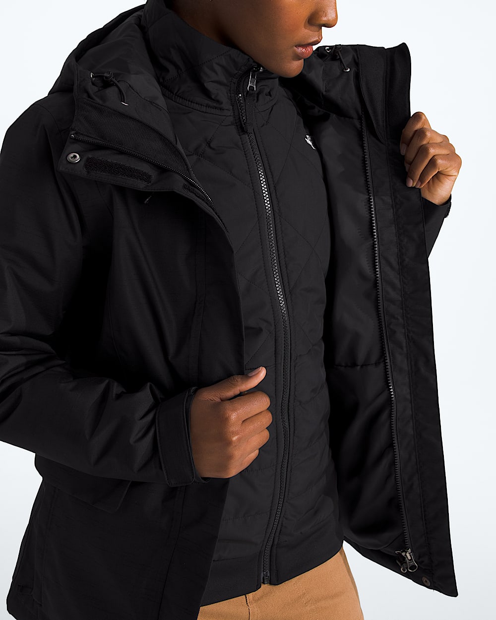 Womens Monarch Triclimate Jacket TNF ALT1