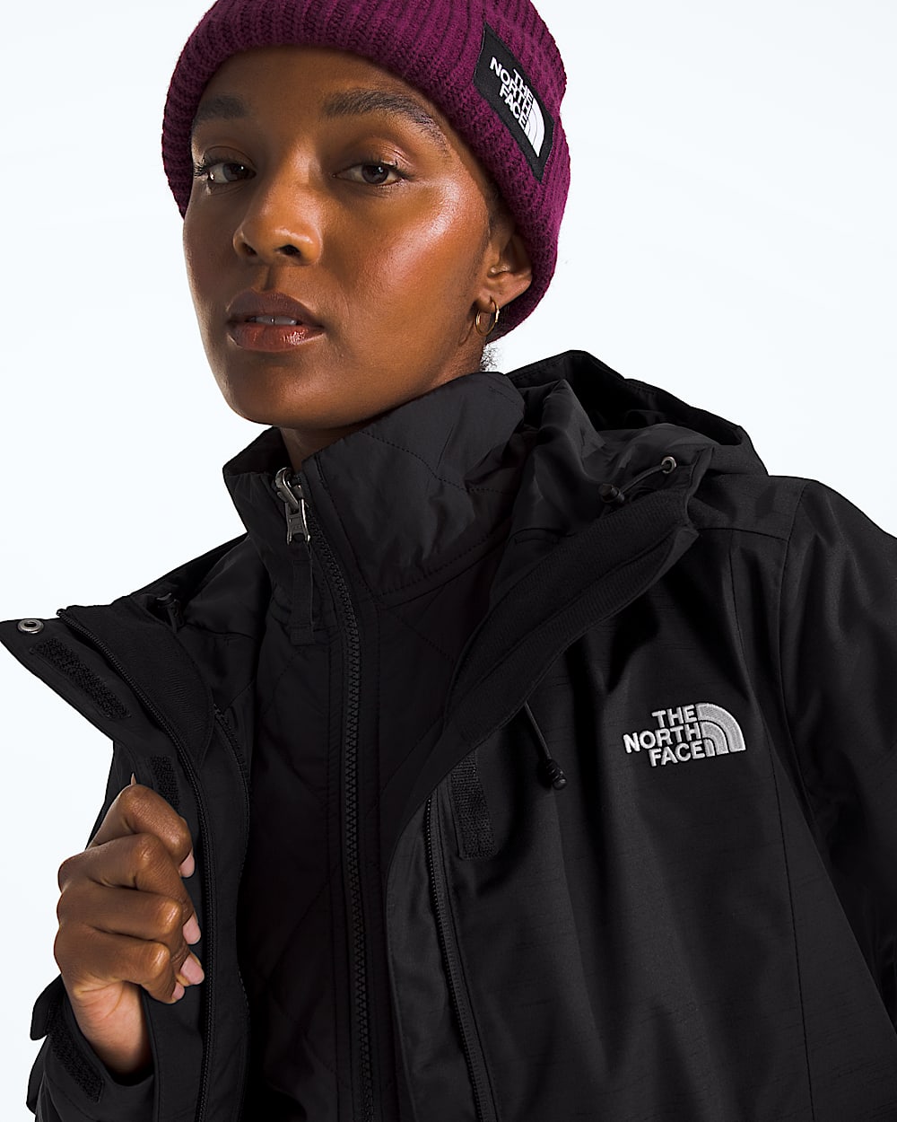 Womens Monarch Triclimate Jacket TNF HERO3
