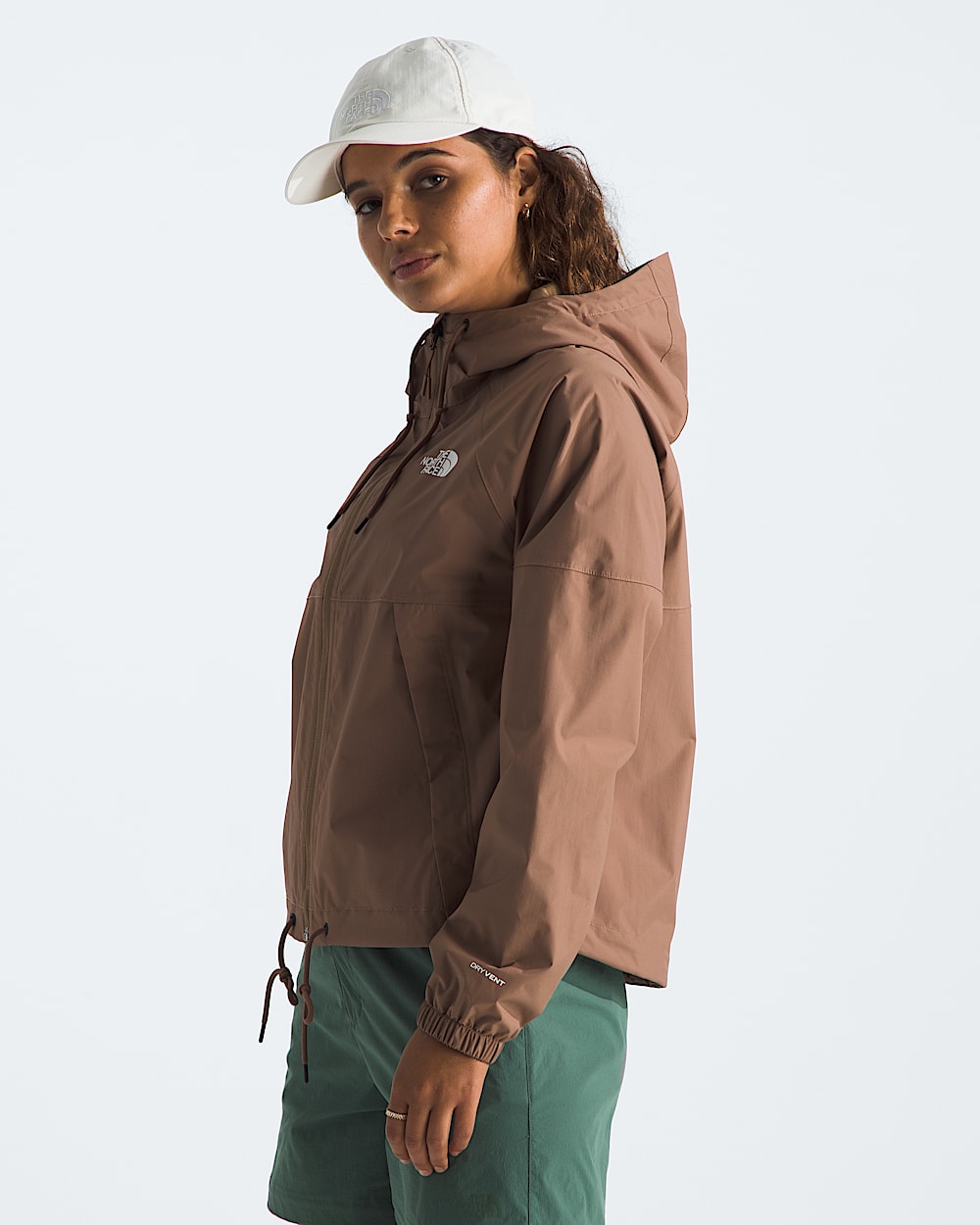 Womens Antora Rain Hoodie TNF MODEL34