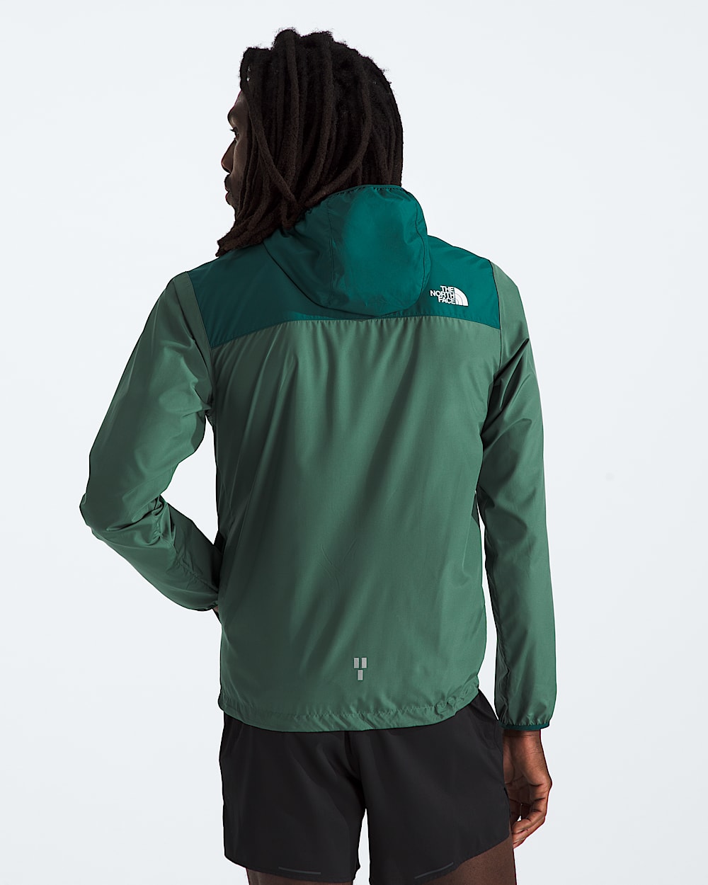 Mens Higher Run Wind Jacket TNF BACK