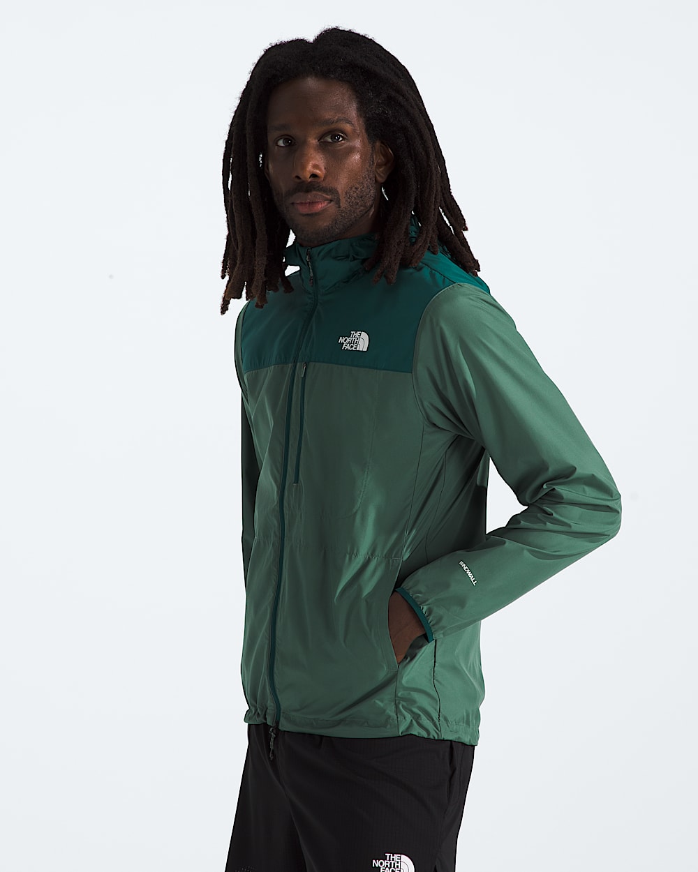 Mens Higher Run Wind Jacket TNF MODEL34