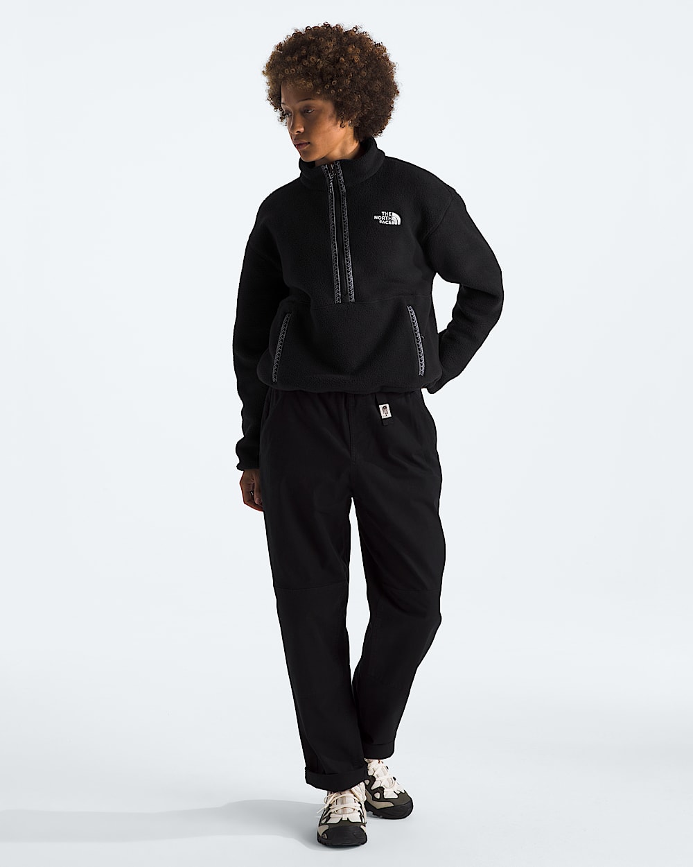 Womens TNF Fleeski Zip Pullover TNF HERO2