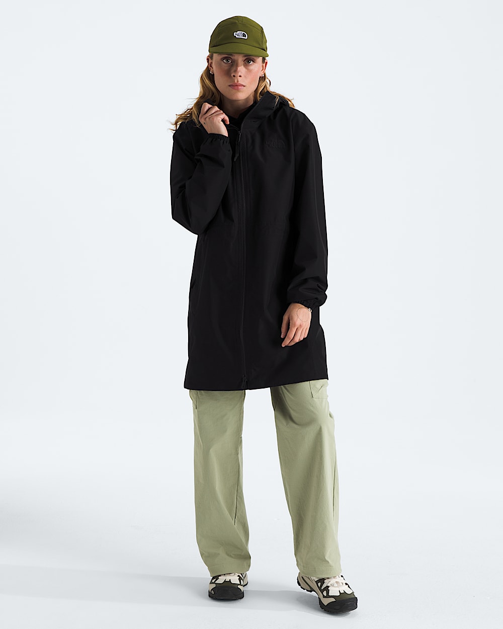 Womens Daybreak Mid Rain Parka TNF Main