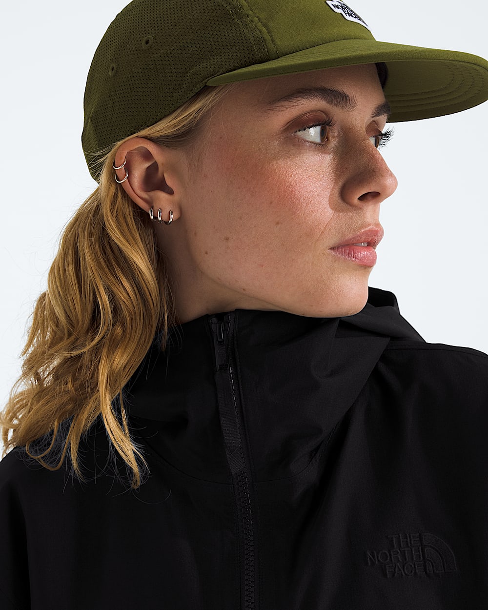 Womens Daybreak Mid Rain Parka TNF HERO3
