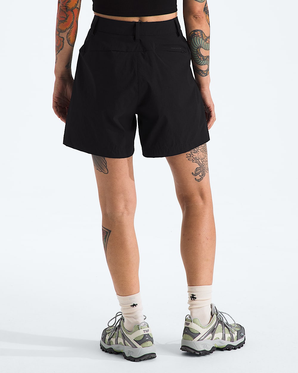 Womens Basin 5 Shorts TNF BACK