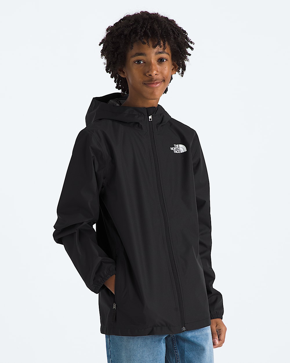 Teen Zipline Rain Jacket TNF HERO3