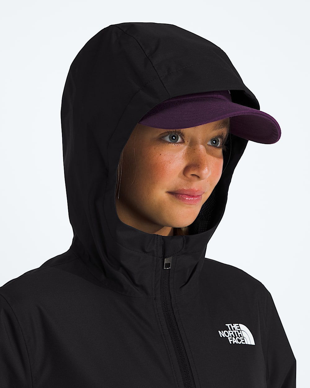 Teen Zipline Rain Jacket TNF MODELHOOD2