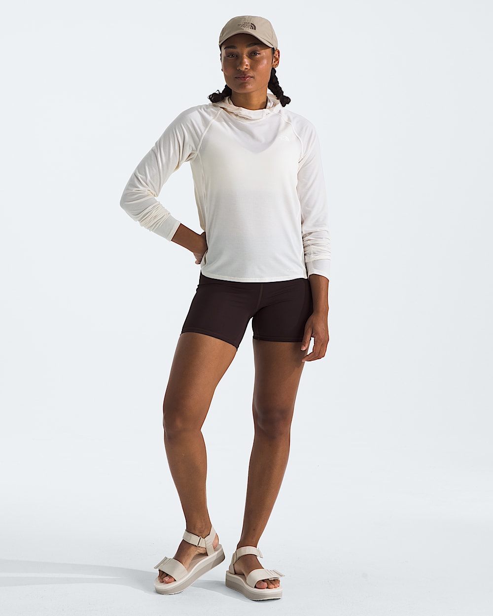 Womens Adventure Sun Hoodie TNF HERO2