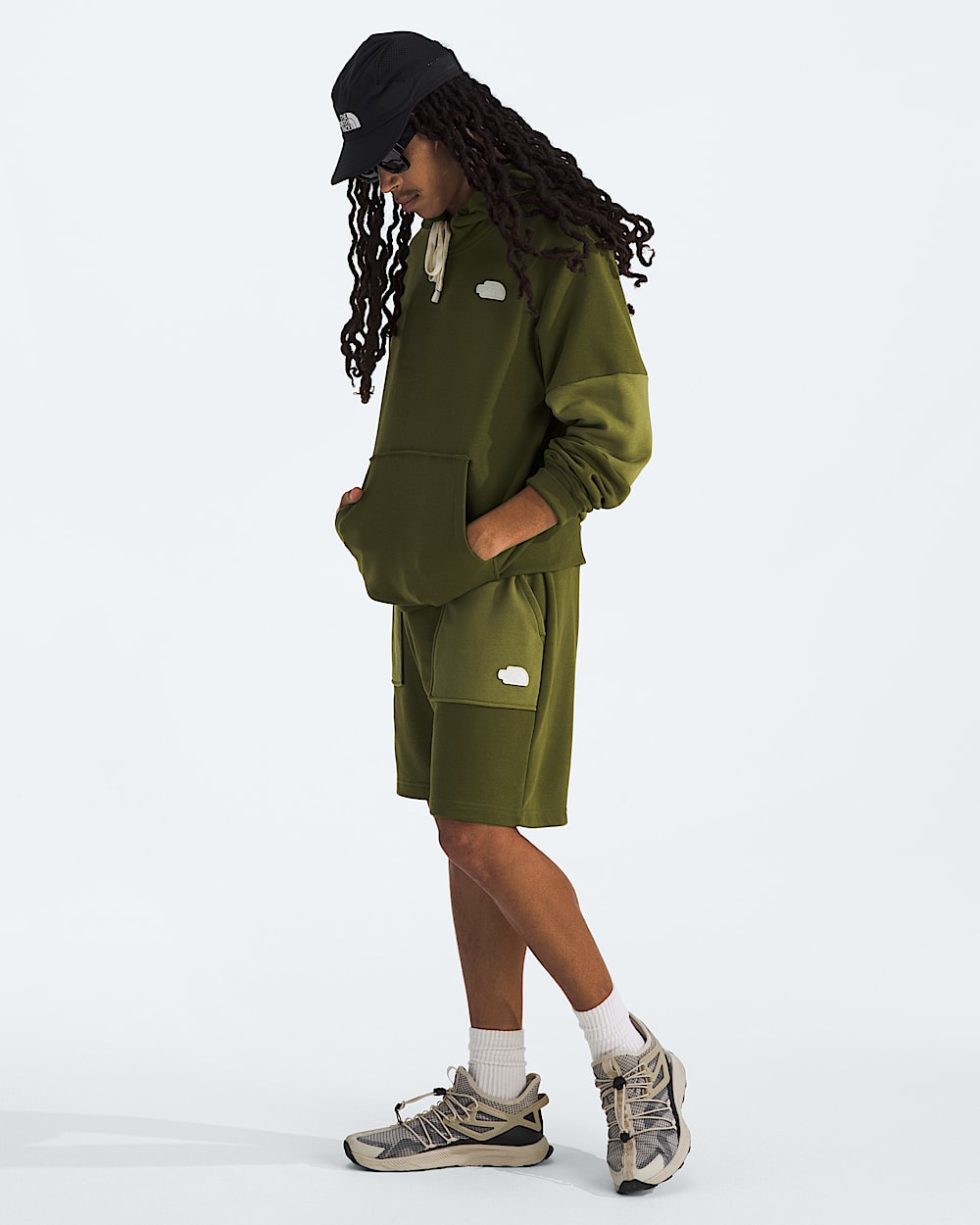 Mens Terry Relaxed Hoodie TNF HERO2