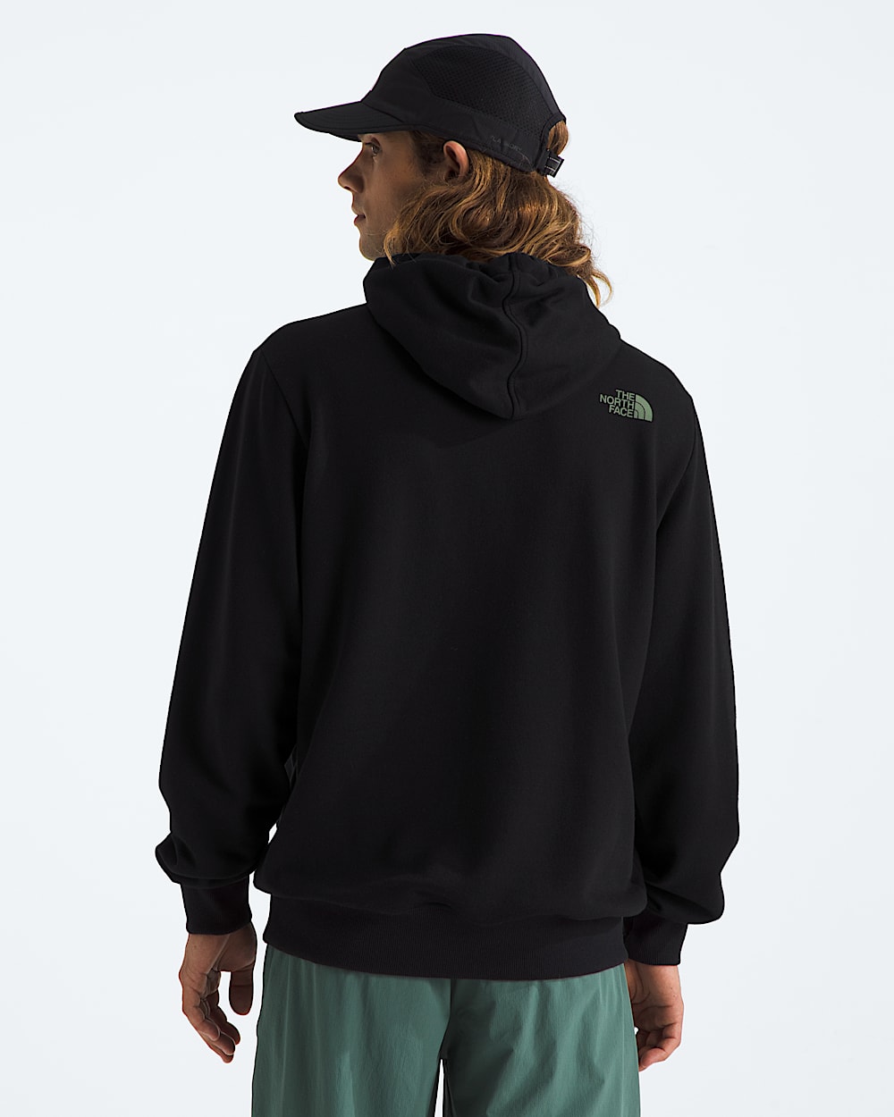 Mens Outdoor Graphic Hoodie TNF BACK