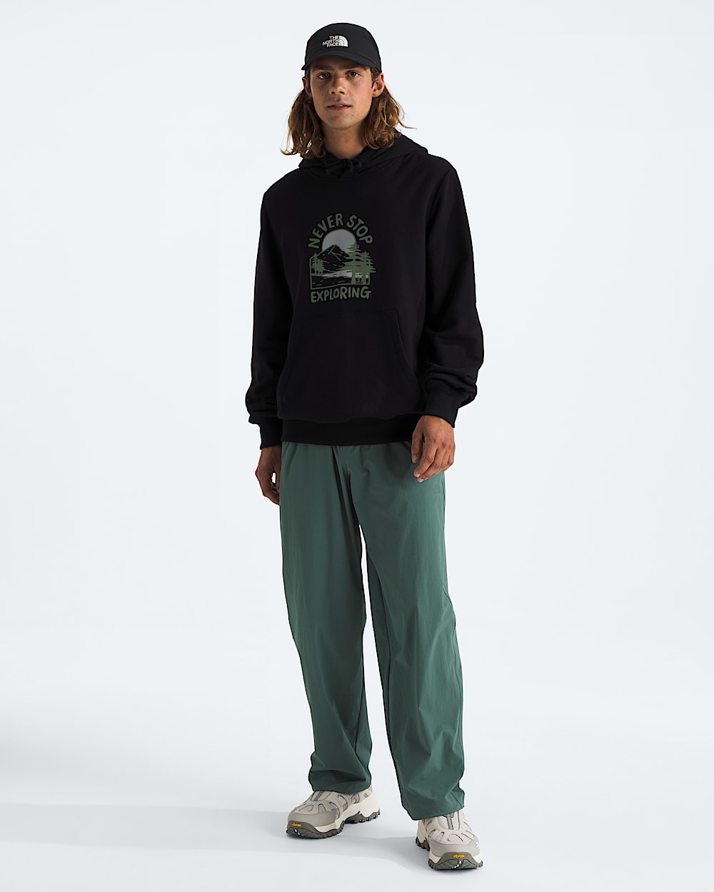 Mens Outdoor Graphic Hoodie TNF HERO2