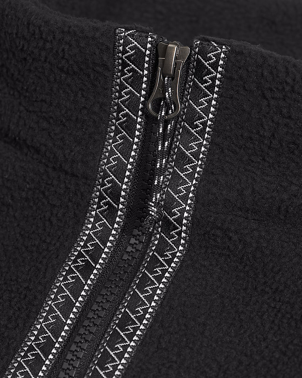 Womens TNF Fleeski Zip Pullover TNF DETAIL3