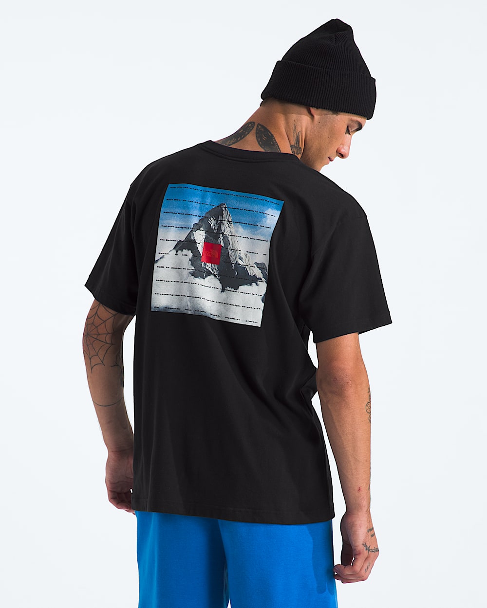 Mens ShortSleeve 40th Anniversary Mountain Jacket Heavyweight Tee TNF HERO