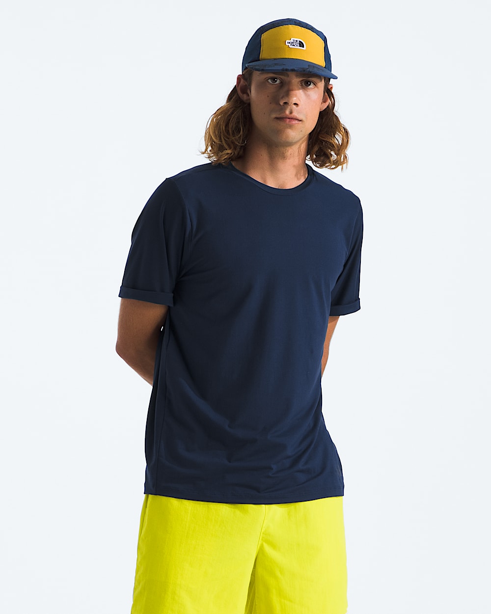 Mens Dune Sky ShortSleeve Crew TNF Main