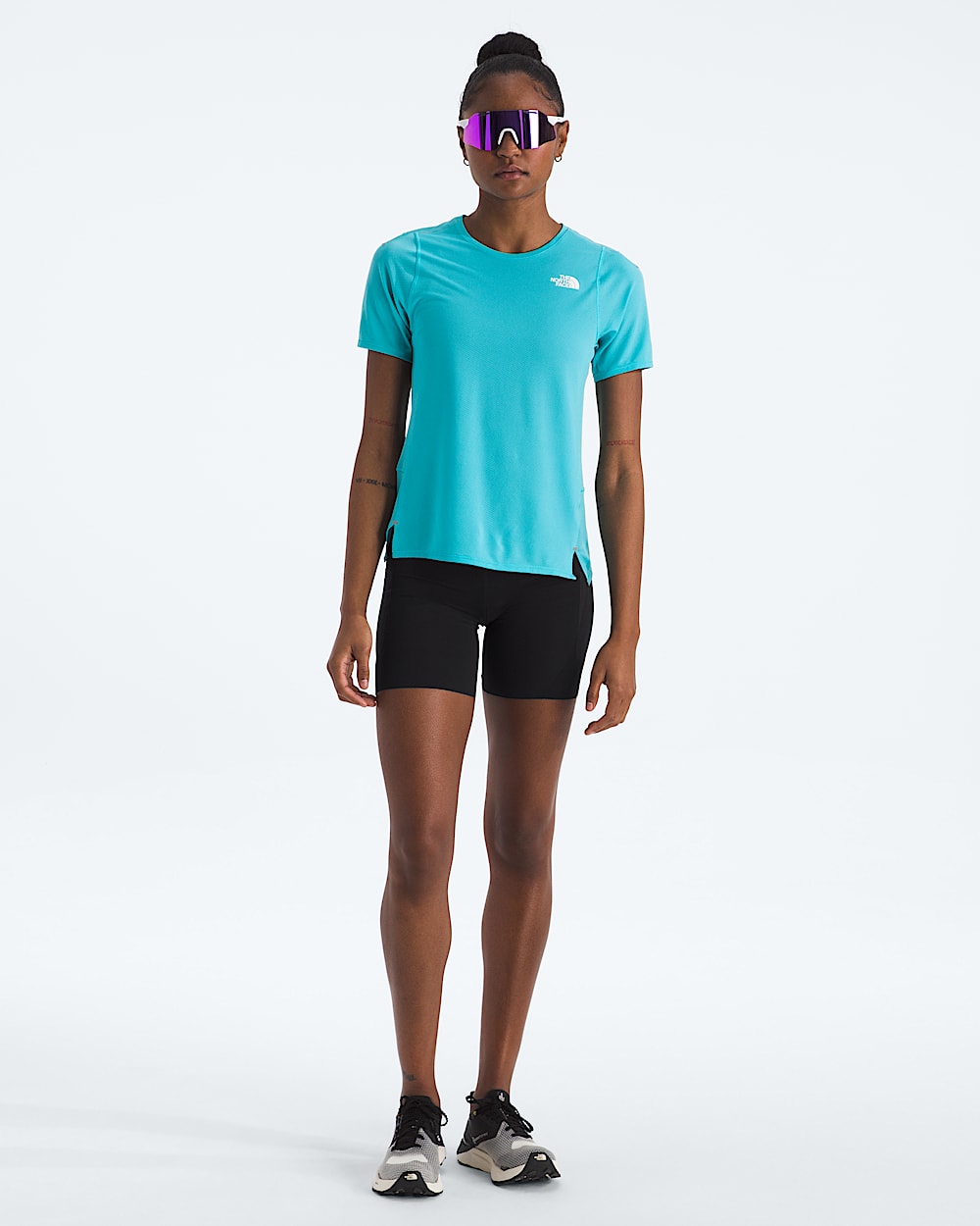 Womens Summit Series Ripida Tights Shorts TNF HERO2