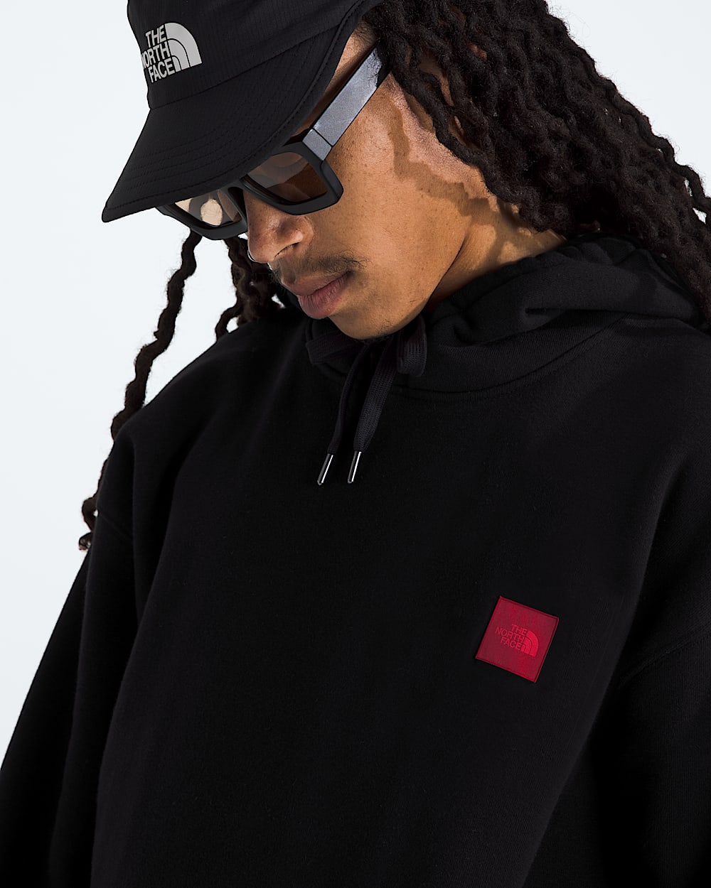 Mens 40th Anniversary Mountain Jacket Heavyweight Hoodie TNF HERO3