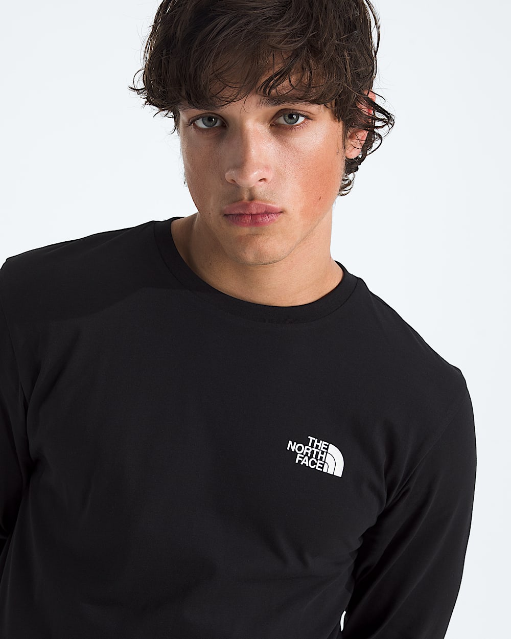 Mens LongSleeve Simple Dome Tee TNF HERO2