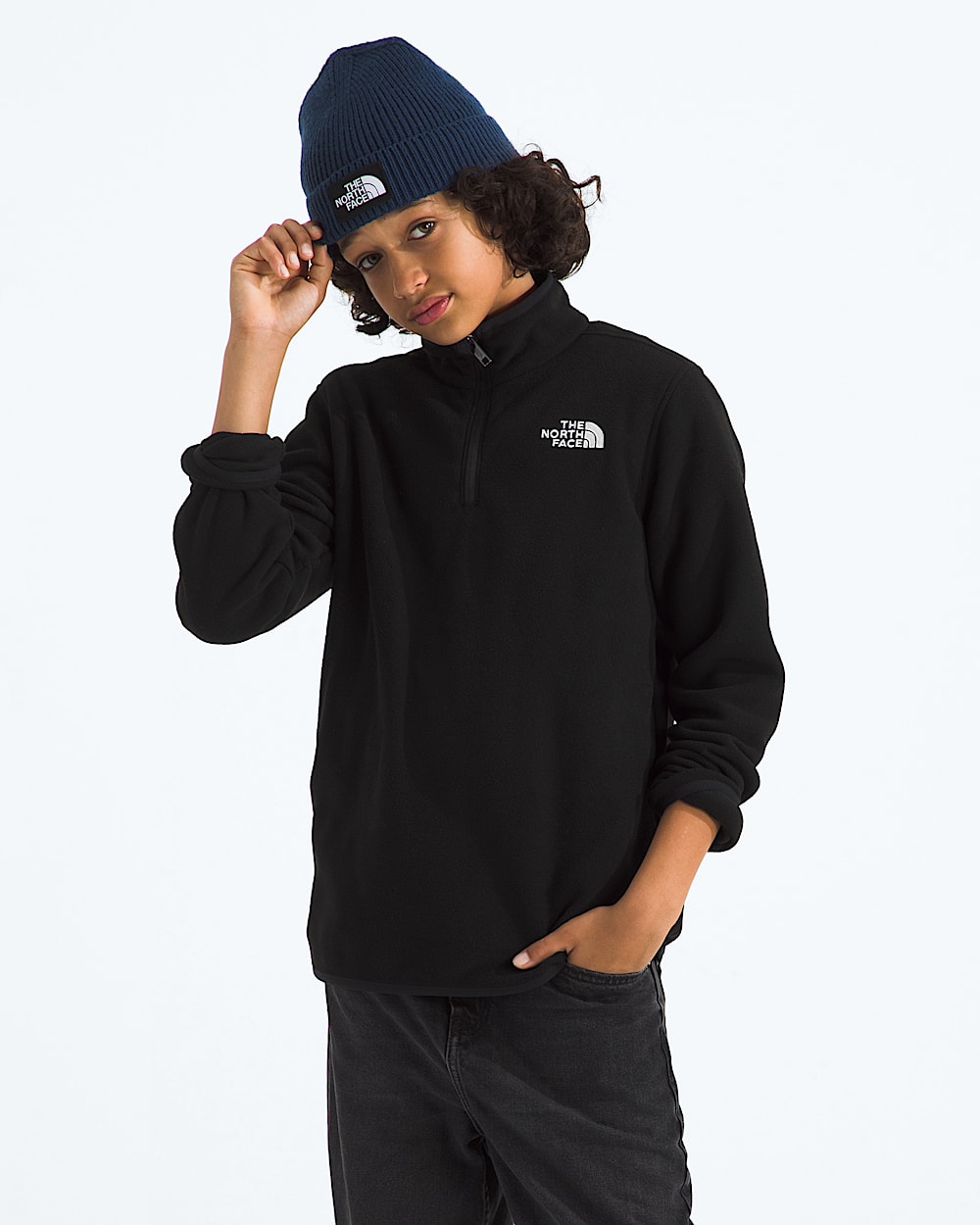 Chandail  demiglissire Glacier pour garons et filles TNF HERO2
