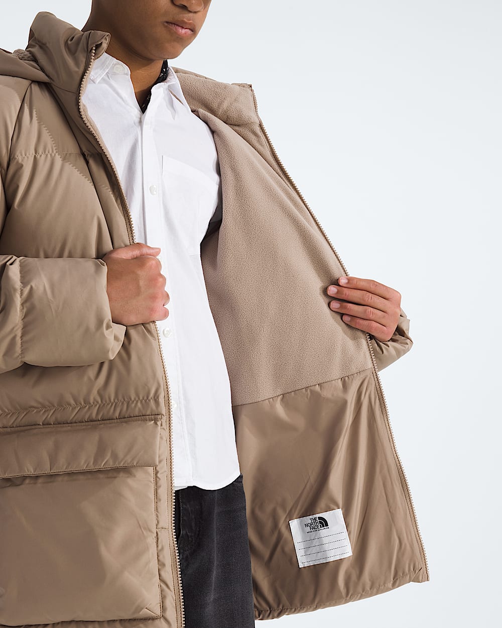 Boys' & Girls' North Down Fleece-Lined Short Parka | The North Face