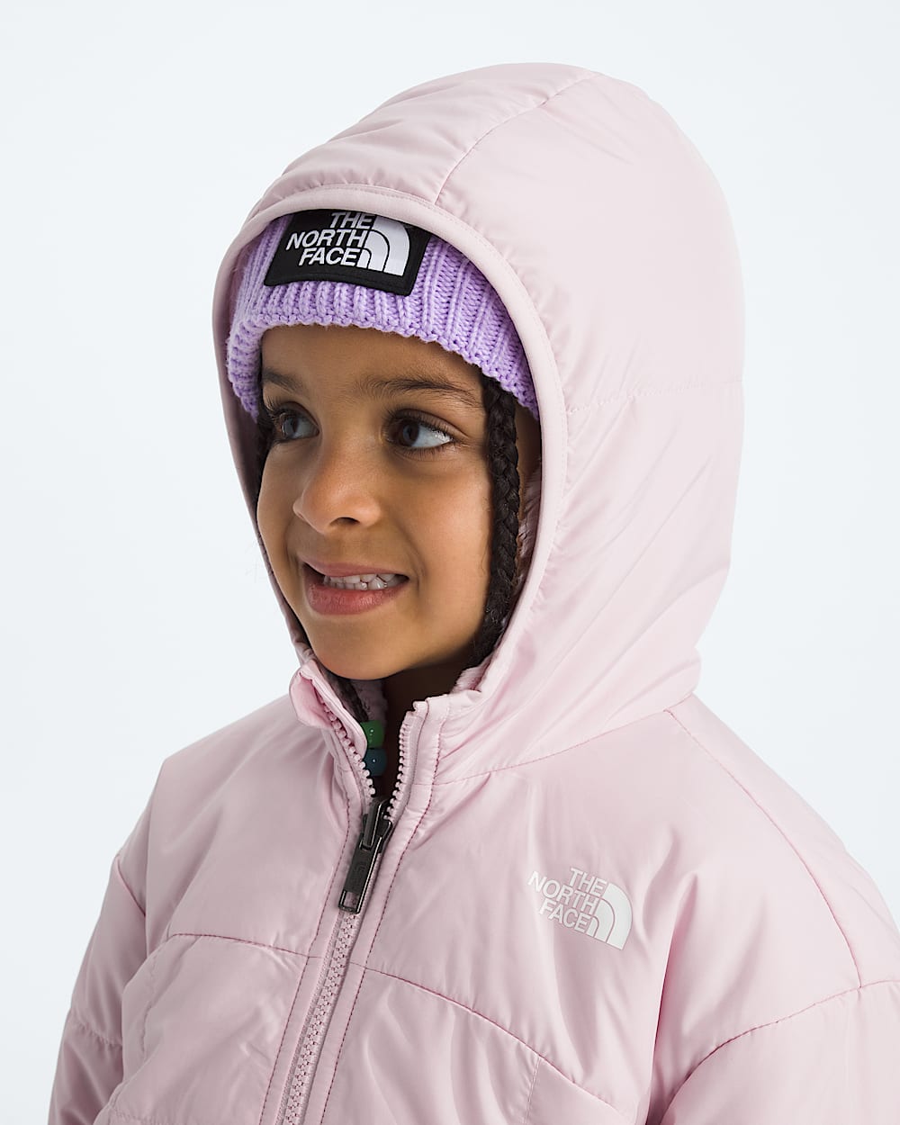 Veste rversible Shasta  fermeture clair pour petites filles TNF MODELHOOD2